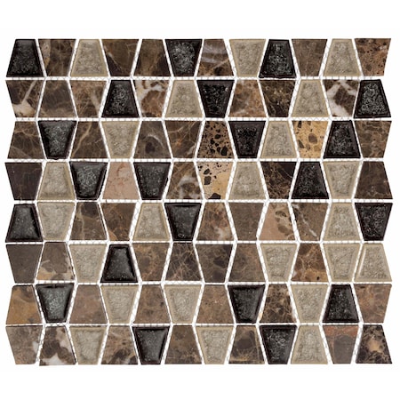 Andova Tiles ANDOVA TILES Exploration Egypt 1" x 1" Grid Mosaic Wall & Floor Tile ANDEXPE352